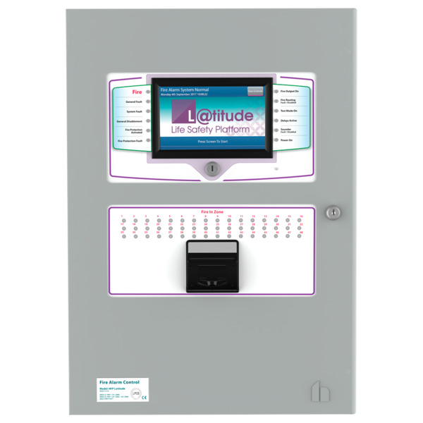 HOCHIKI AP-2ASKS Panel de incendio direccionable de 2 lazos - corriente de bucle de 500 mA - 4 circuitos de sirena programables,