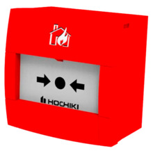 HOCHIKI CCP-E(LED) Pulsador convencional con LED - Elemento reseteable - Indicador de advertencia &quot;dispositivo activado&quo