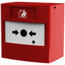HOCHIKI EK-WL8-CP Pulsador de alarma manual vía radio  - Amplitud/frecuencia con optimización automática - Elemento reseteable -