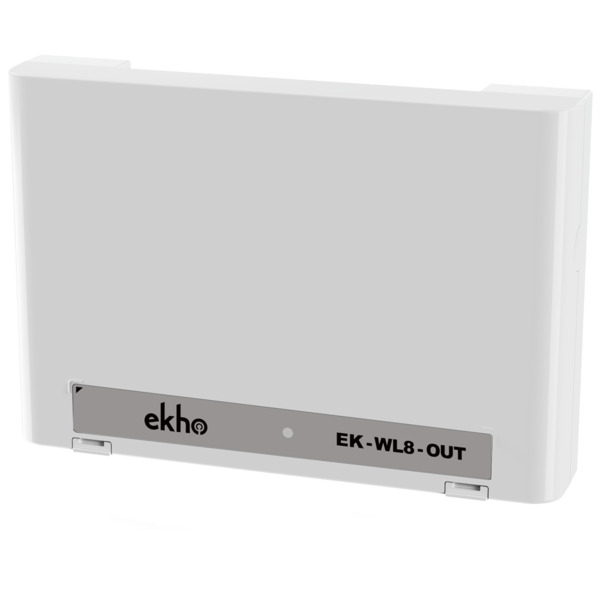 HOCHIKI EK-WL8-OUT Modulo vía radio con 1 salida supervisada - Amplitud/frecuencia con optimización automática - Batería de liti