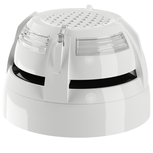 HOCHIKI EK-WL8-OV Detector de humo óptico 3-en-1 - Con anunciador de voz integrado - Con dispositivo de alarma visual (DAV) - VA