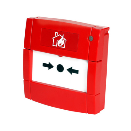 Comprar Hochiki FOC-578 HCP-E-SCI Pulsador analógico compatible con el protocolo ESP de Hochiki y que cuenta con aislador de cortocircuito integrado. EN54.