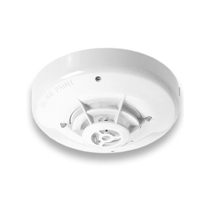 Comprar Hochiki FOC-590 DCD-AE3-WHT Detector Hochiki térmico-termovelocimétrico convencional. Incorpora un elemento de temperatura fija de 60°C. Indicadores visibles 360°. Salida de indicador remoto. IP63. Policarbonato color blanco. EN54.