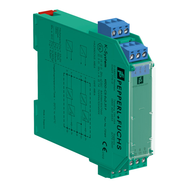 Hochiki FOC-729 KFD0-CS-EX2.51P Barrera intrínsecamente segura Zener de 2 canales alimentada a 24V CC por bucle. Clasificación A