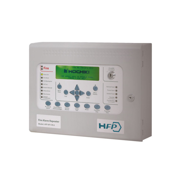 Hochiki FOC-851 HFPK67000M1UK Repetidor de control LCD local. Se pueden conectar hasta 15 anunciadores a cada panel de control d