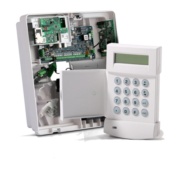 HONEYWELL C005-E1-K21 Kit Central Galaxy Flex V3 12 a 20 zonas. Caja metálica pequeña y Teclado Mk7. Grado 2