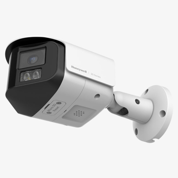 HONEYWELL HC35WMBAR1 Bullet IP serie 35 180° Dual-Sensor Dual-Light Color 2.4 mm H265 WDR IR30m IP67 PoE 12Vdc Audio E/S (1)
