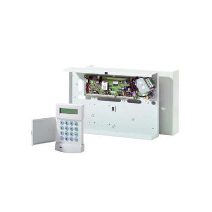 Comprar Honeywell HONEYWELL-12 C048-D-E1-KPD Kit Galaxy Dimension. Compuesto por panel de control Galaxy Dimension de 48 zonas y teclado LCD alfanumérico