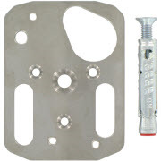 Honeywell HONEYWELL-129 SC110 Placa de montaje para detectores sísmicos HONEYWELL-127 (SC100) y HONEYWELL-128 (SC105). Incluye t