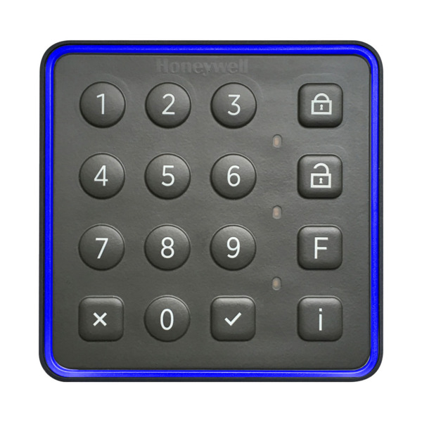 Honeywell HONEYWELL-192 LU4516BHONA Lector luminAXS MifareD con teclado de 16 teclas. Lectura MIFARE DESFire. 3 LED de estado. A