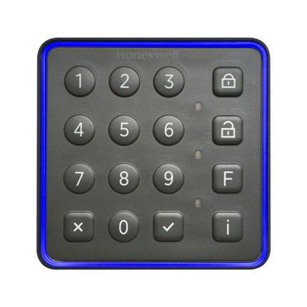 Comprar Honeywell HONEYWELL-276 LU4716BHONA Lector luminAXS MifareD OSDP con teclado de 16 botones. Tecnología de lectura MIFARE DESFire EV1/EV2 cifrado. 3 LED de estado. Anillo de luz programable. Función de adaptación automática de antena, también en m