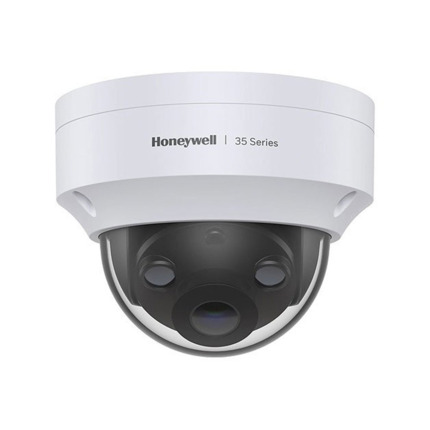 Comprar Honeywell HONEYWELL-291 HC35W45R3 Domo IP Honeywell Serie 35. 5MP@25/30ips, H.265/H.264. ICR, 0,007 lux, Smart IR 40m. Óptica fija de 2,8 mm. WDR 120dB, 3D-DNR, ROI. 1 entrada / 1 salida de audio. 1 entrada / 1 salida de alarma. Ranura MicroSD, R