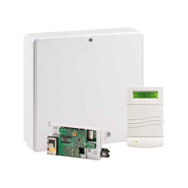 Honeywell HONEYWELL-293 C005-E1-K01G Kit HONEYWELL compuesto por:. 1x HONEYWELL-30 (C005-M-E1) Central Galaxy Flex V3 12 zonas a