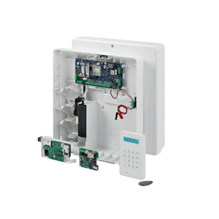 Comprar Honeywell HONEYWELL-311 C016-E1-K11GI Kit HONEYWELL compuesto por:. 1x HONEYWELL-23 (C016-L-E1) Central Galaxy Flex V3 12 zonas ampliable hasta 50, Grado 3. 1x HONEYWELL-5 (CP037-01): Teclado LCD alfanumérico de 2 líneas de 16 caracteresde, Grado