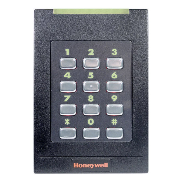 HONEYWELL OM55BHOND Lector OmniClass 2.0 con teclado, marco negro, rango de lectura máximo 12,7cm