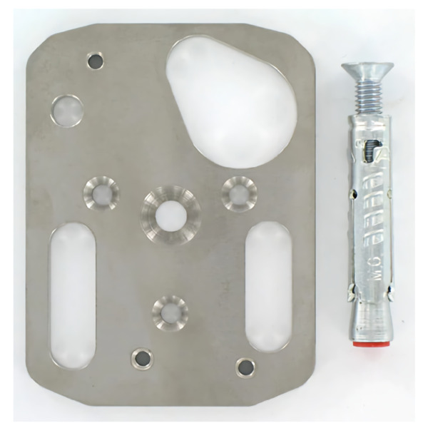 HONEYWELL SC110 Placa de montaje para detectores sísmicos SC100 Y SC105. Incluye taco metálico de fijación
