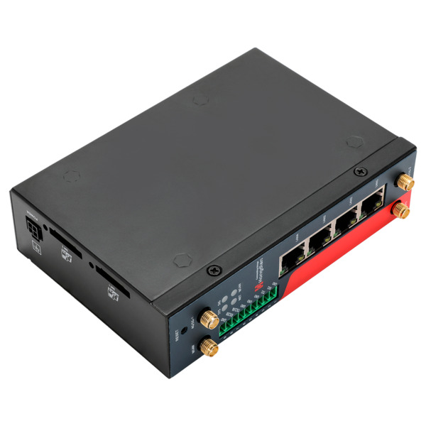 HONGDIAN HG-H7960-L4EA-CS-W-PSE Hongdian Router Industrial 4G - 4G Cat 4 - 4 puertos PoE+ Ethernet RJ45 10/100/1000  - 2 Ranuras (7)