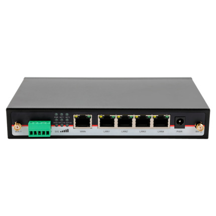 Comprar HONGDIAN HG-H8923-NREA-CS-W2 Hongdian Router 5G Industrial - 5G Sub-6Ghz SA/NSA  - 5 puertos Ethernet RJ45 Gigabit - Doble Módem Dual SIM  - Puertos RS232/RS485 - Wi-Fi 802.11b/g/n/ac 2.4GHz-5GHz