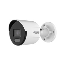 Cámara IP ColorVu HiWatchT de HIKVISION®. 2MP@25/30ips, H.265+/H.265. Color 24h, 0,001 lux, Smart Light 30m. Óptica fija de 2,8