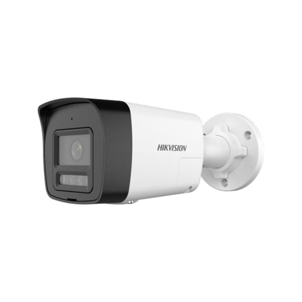 Cámara IP HiWatchT de HIKVISION®. 6MP@20ips, H.265+/H.265. ICR, 0,005 lux, Smart Hybrid Light 30m. Óptica fija de 2,8 mm. WDR 12