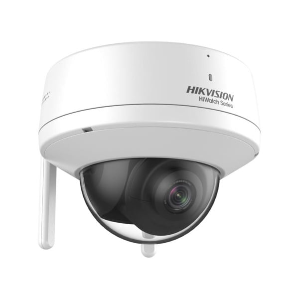 Domo WiFi IP HiWatchT de HIKVISION®. 2MP@25/30ips, H.265+/H.265. ICR, 0,005 lux, Smart IR EXIR 2.0 30m. Óptica fija de 2,8 mm. W