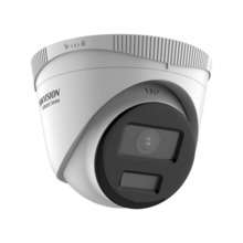 Domo IP ColorVu HiWatchT de HIKVISION®. 4MP@20ips, H.265+/H.265. Color 24h, 0,001 lux, Smart Light 30m. Óptica fija de 2,8 mm. W