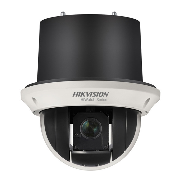 Domo motorizado IP Serie HiWatchT de HIKVISION® de 100°/seg. antivandálico para interior. Formato H.265+/H.265/H.264+/H.264/MJPE