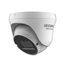 Domo fijo 4 en 1 Serie HiWatchT de HIKVISION® con iluminación Smart IR de 40 m para exterior. CMOS de 2MP. Salida 4 en 1 (HDCVI/