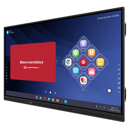 Comprar IBOARD IB-TE-MP-55E1-V2 Pantalla interactiva IBOARD 55&#039;&#039; 4K - Resolución 3840x2160 - Entradas HDMI, VGA, DP, Type-C, LAN, USB, OPS - Ángulo de visión 178º - Altavoces integrados - Android 13.0