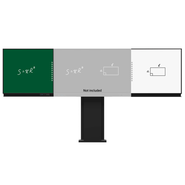 IBOARD IB-WB-YL75-GW Compatible con interactiva IB-TE-YL-75E2 - Pizarra lateral izquierda para tiza - Pizarra lateral derecha
