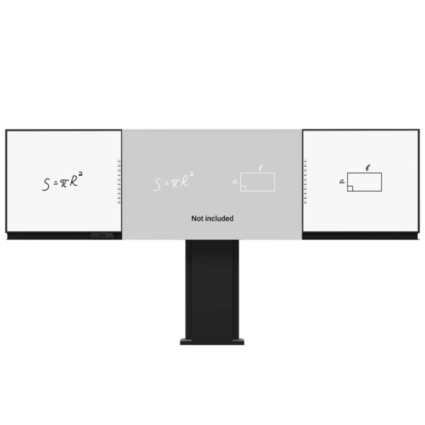 IBOARD IB-WB-YL75-WW Compatible con interactiva IB-TE-YL-75E2 - Pizarra lateral izquierda para rotulador - Pizarra lateral dere
