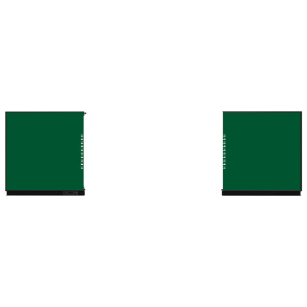 IBOARD IB-WB-YL86-GG Compatible con interactiva IB-TE-YL-86E2  - Pizarra lateral izquierda para tiza  - Pizarra lateral derecha (1)