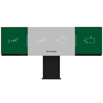 Comprar IBOARD IB-WB-YL86-GG Compatible con interactiva IB-TE-YL-86E2  - Pizarra lateral izquierda para tiza  - Pizarra lateral derecha para tiza - Digitalización de escritura en Windows - Soporte pared-suelo regulable