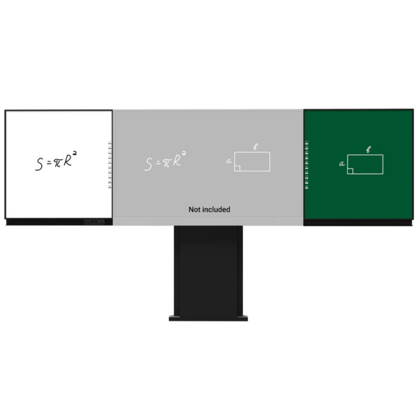 IBOARD IB-WB-YL86-WG Compatible con interactiva IB-TE-YL-86E2 - Pizarra lateral izquierda para rotulador - Pizarra lateral dere