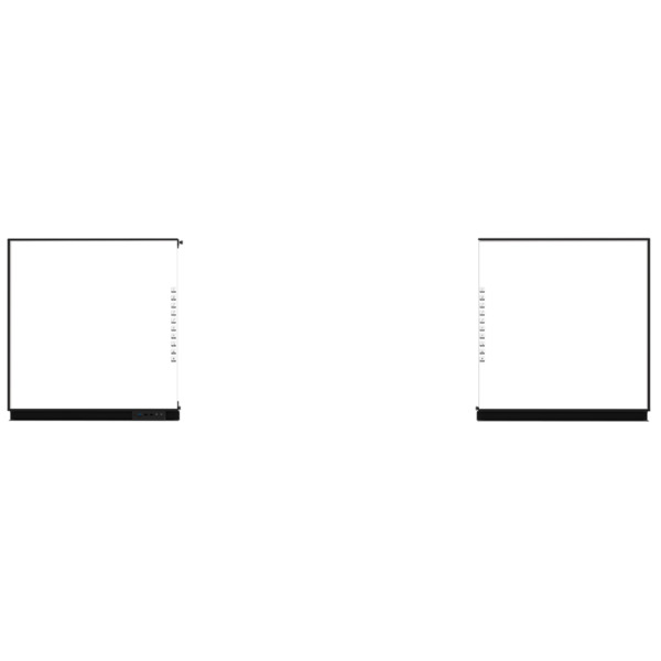 IBOARD IB-WB-YL86-WW Compatible con interactiva IB-TE-YL-86E2  - Pizarra lateral izquierda para rotulador - Pizarra lateral dere (1)