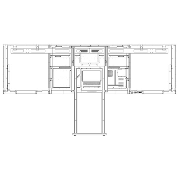 IBOARD IB-WB-YL86-WW Compatible con interactiva IB-TE-YL-86E2  - Pizarra lateral izquierda para rotulador - Pizarra lateral dere (9)