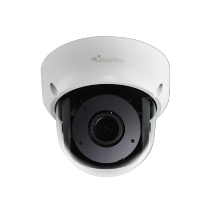 Comprar Illustra ILLUSTRA-1 IFS03D1ICWTT Domo fijo IP Illustra día/noche antivandálio para exterior. CMOS 1/2,8"" de 3MP. Triple Stream. Formato H.264/H.265/IntelliZip/MJPEG. Resolución de hasta 3MP a 30ips. Filtro ICR. 0,001 lux. Óptica motorizada de 2,