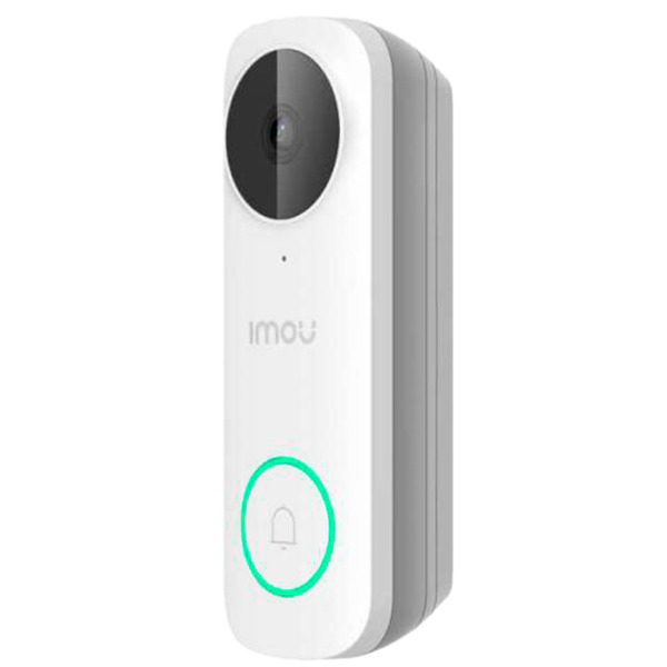 IMOU DB61I-W-D4P-IMOU Doorbell WiFi a bateria Imou 5 Megapixel 3K - Alimentación AC / DC - Lente 2.0 mm / IR 5m - Detección de h