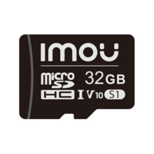 Imou IMOU-0028 ST2-32-S1 Tarjeta MicroSD Imou de 32GB para videovigilancia. UHS-1, Clase 10, U1, V10. 95 MB/s de lectura. 25 MB/