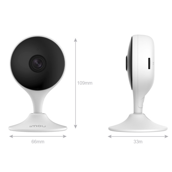 IMOU IPC-C22EP-A-IMOU Cámara Wifi Imou 2 Megapixel - Compresión H.265 - Lente 2.8 mm / IR 10m - Detección de humanos y sonido - (1)