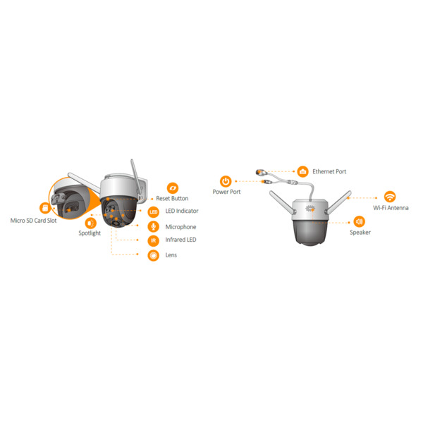 IMOU IPC-S41FEP-0360B-IMOU Cámara motorizada Cruiser SE+ 4 MP - WiFi 2.4 GHz  - 3.6 mm / Autotracking / IR+ Full color - Audio b (7)
