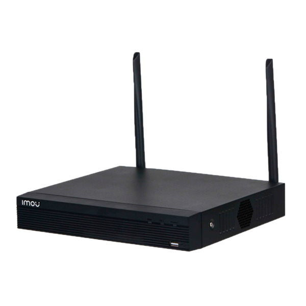 IMOU NVR1104HS-W-S2-CE-IMOU Grabador WiFi para cámaras Imou - WiFi 2.4GHz y cable LAN - 4 CH vídeo IP - Compresión H.265+ / H.