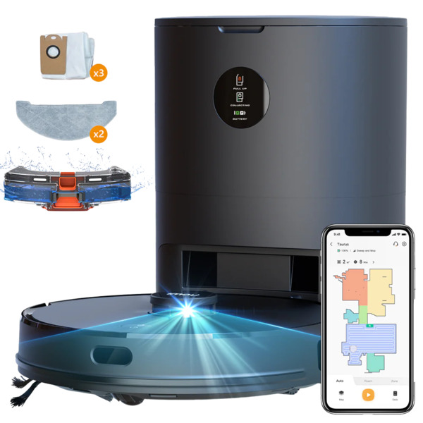 IMOU RV-L21S-A-IMOU Imou Robot Aspirador RV1 Pro Max - 6500Pa / 6400 mAh - Barrido, Aspirado y Mopeado - Autolimpiado - Estación (9)