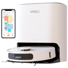 IMOU RV-L31-C-11-IMOU Imou Robot Aspirador RV3 - 8500Pa / 6400 mAh - Barrido, Aspirado y Mopeado - Autolimpiado - Estación de ca