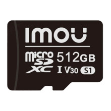 IMOU ST2-512-S1-IMOU Imou Tarjeta de memoria Micro SD Clase 10 512GB - Compatible para camaras de vigilancia - Clase 10 / V30 -
