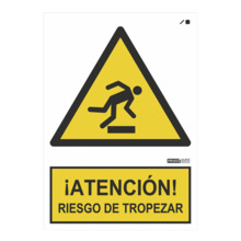 IMPLASER AD15-A4 Señal ¡ATENCIÓN! Riesgo de tropezar 29,7x21cm