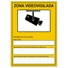IMPLASER AD30-A5 Placa para RGPD en PVC Genérica ESP Tamaño A5