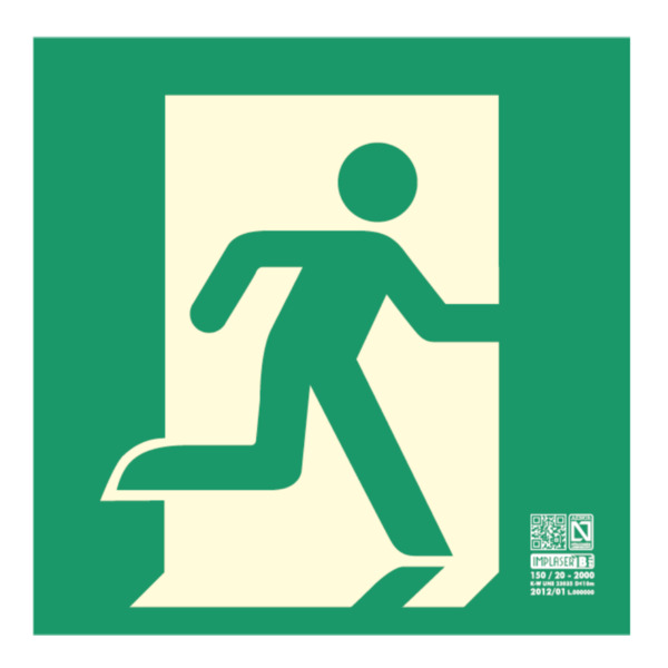 IMPLASER EV269N Señal salida derecha 22,4x22,4cm (1)