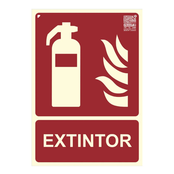 IMPLASER EX201N-A4 Señal extintor 29,7x21cm