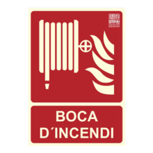 IMPLASER EX204N-A4-CAT Senyal boca d'incendi en Català 29,7x21cm